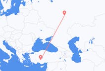 Flights from Saransk, Russia to Konya, Turkey