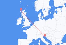 Flyreiser fra Stornoway, Skottland til Pula, Kroatia
