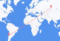 Flights from Santiago de Chile, Chile to Kemerovo, Russia