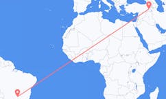 Flights from Uberlândia, Brazil to Van, Turkey
