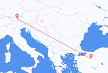 Flyg från Eskişehir till Innsbruck