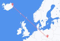 Flyrejser fra Egilsstaðir, Island til Ostrava, Tjekkiet