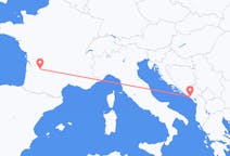 Flyreiser fra Tivat, Montenegro til Bergerac, Frankrike