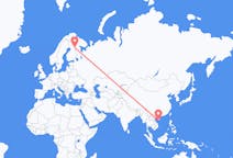 Fly fra Sanya til Kuusamo