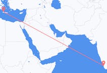 Flyreiser fra Kochi, India til Khania, Hellas