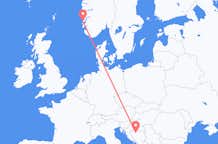 Flights from Stord to Banja Luka