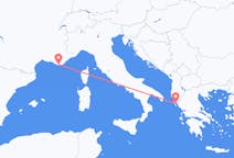 Flights from Toulon, France to Corfu, Greece