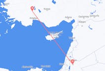 出发地 约旦安曼目的地 土耳其厄斯帕爾塔的航班