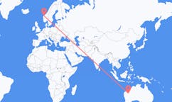 เที่ยวบิน จาก Newman, ออสเตรเลีย ถึงอาเลซุนด์, นอร์เวย์