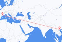 Flyg från Hanoi, Vietnam till Perpignan, Frankrike