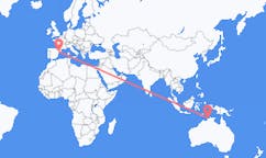 Flyrejser fra Darwin, Australien til Reus, Spanien