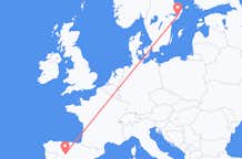 Flyreiser fra Valladolid, til Stockholm
