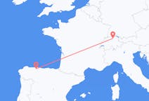 Flyrejser fra Zürich, Schweiz til Santiago del Monte, Spanien