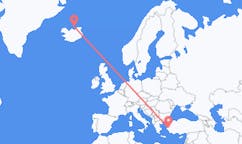 出发地 冰岛格里姆赛目的地 土耳其伊兹密尔的航班