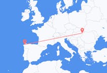 Fly fra Debrecen til La Coruña