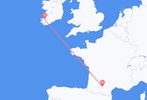 Flug frá Killorglin, Írlandi til Toulouse, Frakklandi