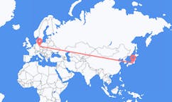 Flyg från Shizuoka, Japan till Leipzig, Tyskland