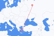Flights from Kaluga, Russia to Santorini, Greece