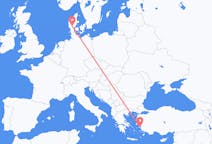 Flights from Billund, Denmark to Samos, Greece