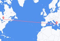 Flyreiser fra North Bay, Canada til Corfu, Hellas