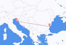 Flyrejser fra Varna til Pula