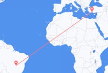 Flyreiser fra Brasília, til Antalya