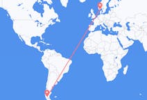 Flyreiser fra Puerto Natales, Chile til Kristiansand, Norge
