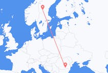 Flights from Sveg, Sweden to Bucharest, Romania