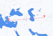 Flyreiser fra Bukhara, til Leros