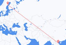 出发地 越南出发地 荣市目的地 瑞典于默奥的航班