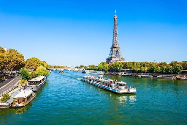 8 hours Paris city tour with Seine River Dinner cruise and Galeries Lafayette 