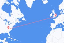 Flights from Asheville, the United States to London, England