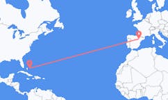 Flights from Rock Sound, the Bahamas to Zaragoza, Spain