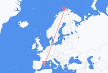Flights from Alta, Norway to Palma de Mallorca, Spain