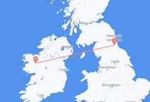 Flyg från Knock, County Mayo till Durham, England