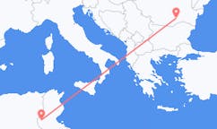 Flyreiser fra Tozeur, til București