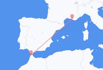 Flyg från Tanger, Marocko till Marseille, Frankrike