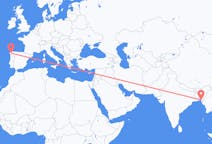 出发地 孟加拉国从 吉大港目的地 西班牙圣地亚哥 － 德孔波斯特拉的航班