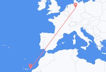 Flights from Hanover in Germany to Fuerteventura in Spain