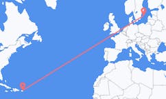 Flyg från San Juan till Visby