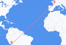 秘鲁出发地 阿雷基帕飞往秘鲁目的地 利摩日的航班