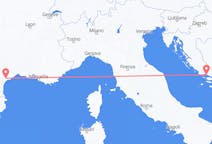 Flights from Béziers, France to Split, Croatia