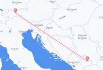 Flyg från Pristina, Kosovo till Innsbruck, Österrike
