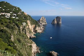 Capri guidet dagstur fra Roma: Ferge og blå grotte