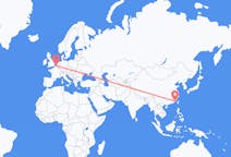 Flyreiser fra Xiamen, Kina til Oostende, Belgia