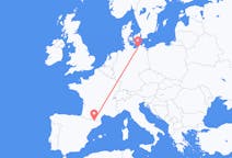 Flyrejser fra Andorra la Vella, Andorra til Rostock, Tyskland