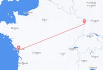 Flyrejser fra La Rochelle, Frankrig til Strasbourg, Frankrig