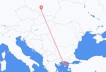 Voli da Katowice, Polonia a Lemnos, Grecia