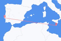 Flyrejser fra Valletta, Malta til Lissabon, Portugal