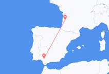 Flyreiser fra Bordeaux, Frankrike til Sevilla, Spania